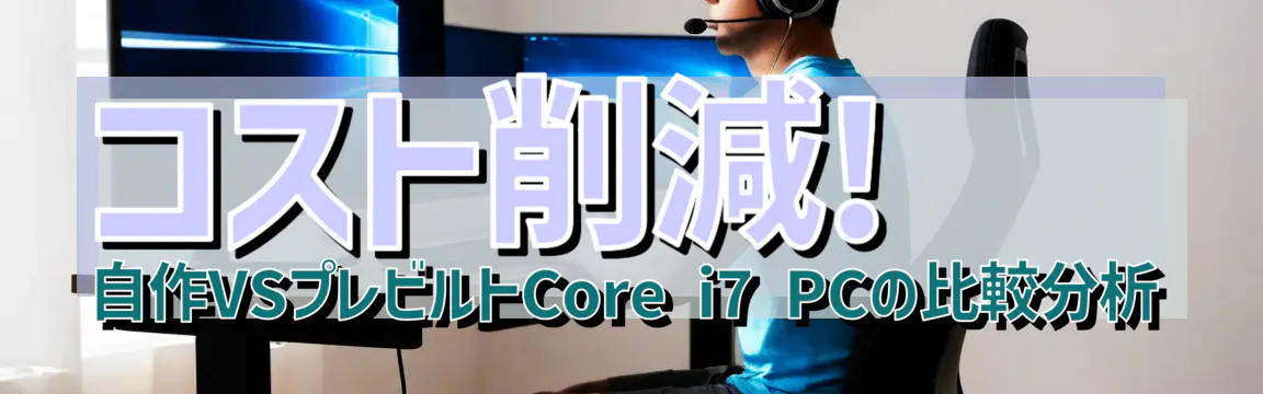 コスト削減! 自作VSプレビルトCore i7 PCの比較分析