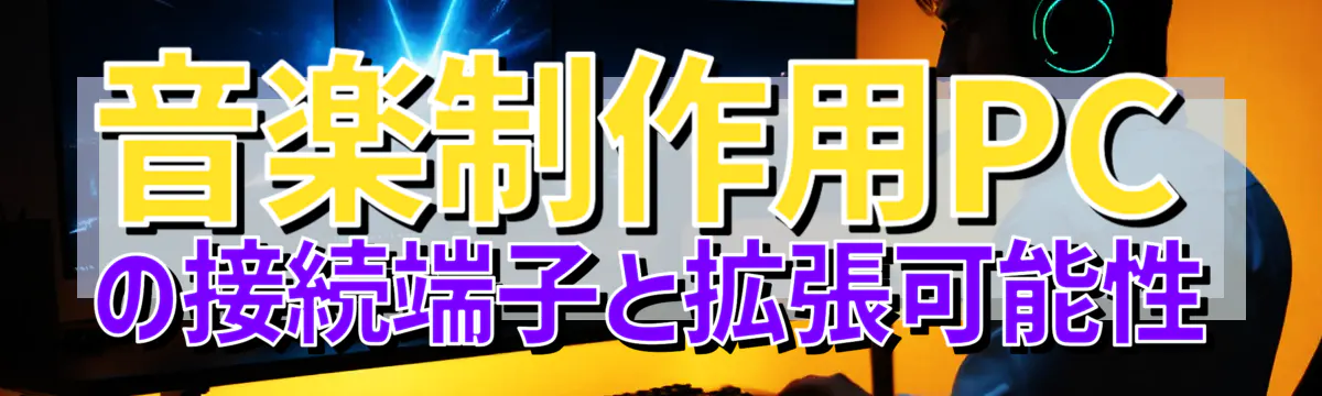 音楽制作用PCの接続端子と拡張可能性
