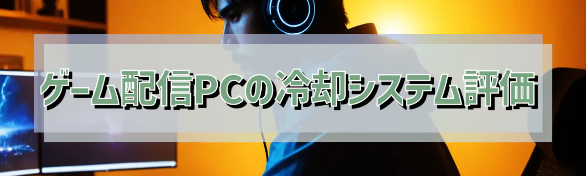 ゲーム配信PCの冷却システム評価