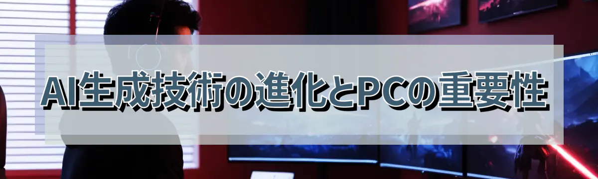 AI生成技術の進化とPCの重要性