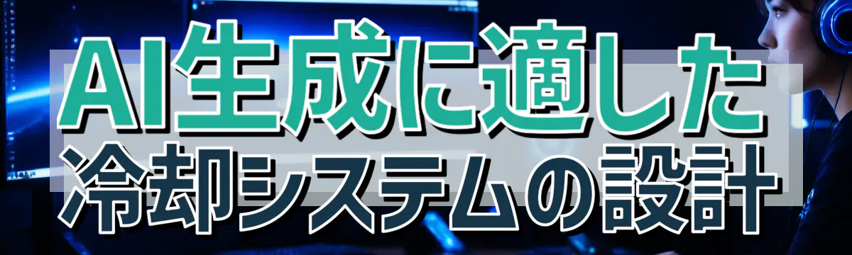 AI生成に適した冷却システムの設計