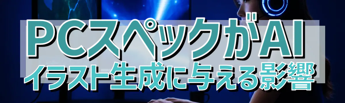 PCスペックがAIイラスト生成に与える影響
