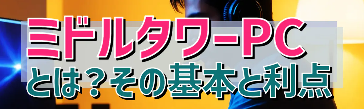 ミドルタワーPCとは？その基本と利点
