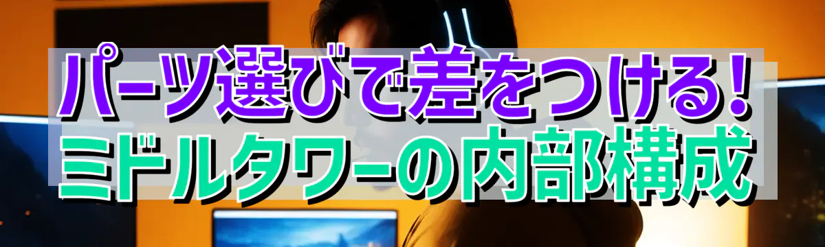 パーツ選びで差をつける! ミドルタワーの内部構成
