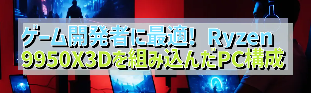 ゲーム開発者に最適! Ryzen&nbsp;9950X3Dを組み込んだPC構成
