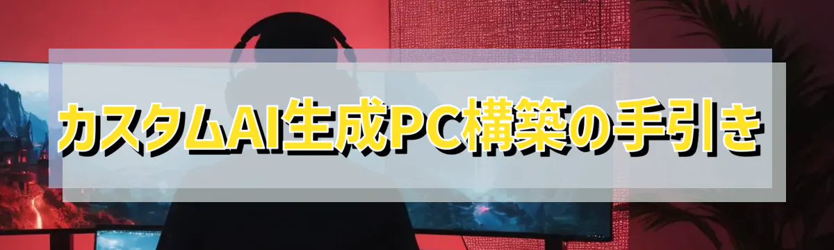 カスタムAI生成PC構築の手引き