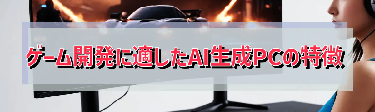 ゲーム開発に適したAI生成PCの特徴