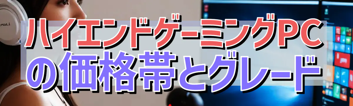 ハイエンドゲーミングPCの価格帯とグレード