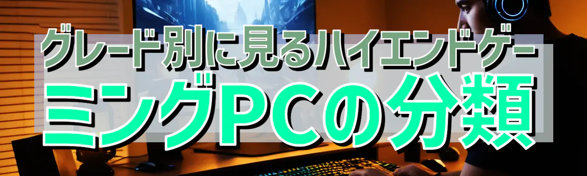 グレード別に見るハイエンドゲーミングPCの分類