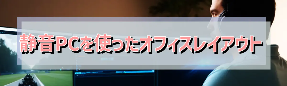 静音PCを使ったオフィスレイアウト