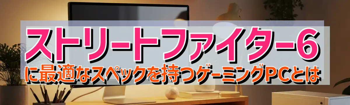 ストリートファイター6に最適なスペックを持つゲーミングPCとは