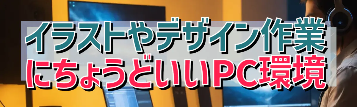 イラストやデザイン作業にちょうどいいPC環境
