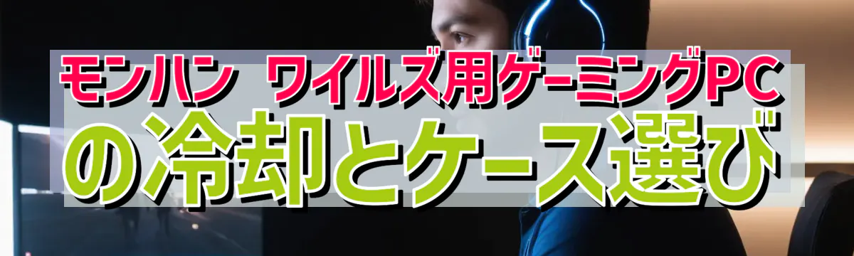 モンハン ワイルズ用ゲーミングPCの冷却とケース選び