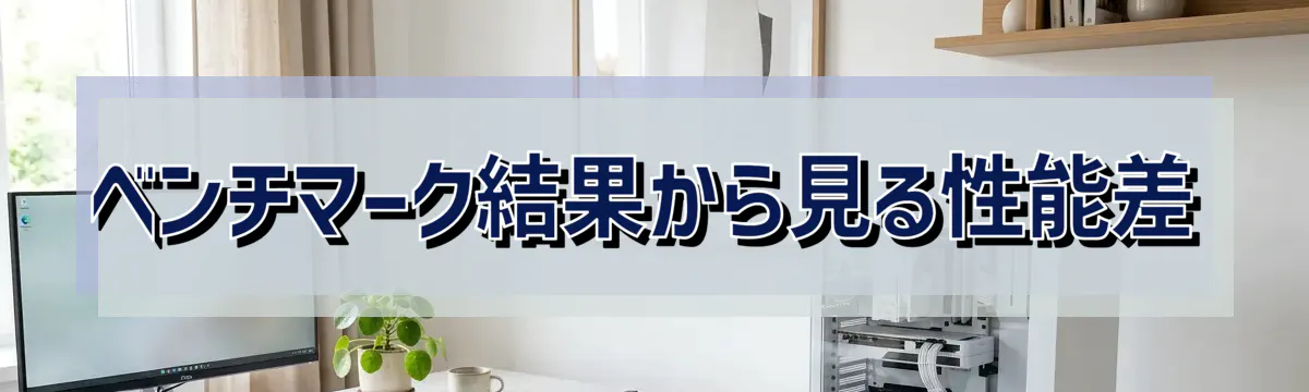 ベンチマーク結果から見る性能差
