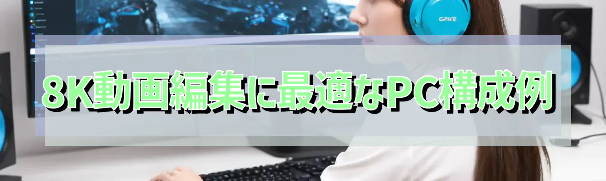 8K動画編集に最適なPC構成例