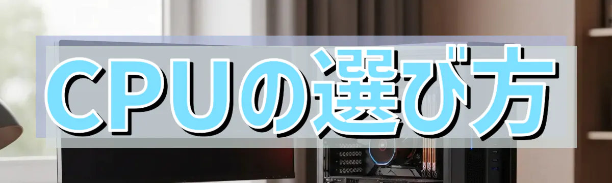 CPUの選び方