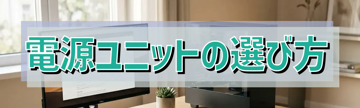 電源ユニットの選び方