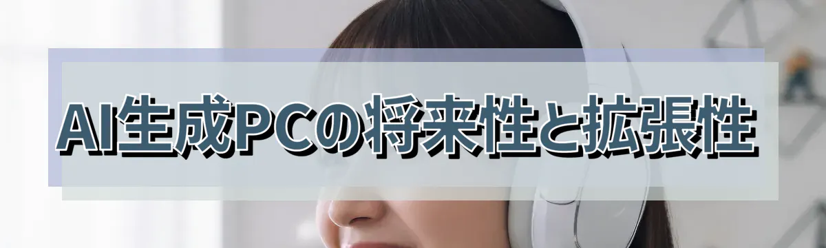AI生成PCの将来性と拡張性