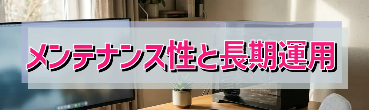 メンテナンス性と長期運用