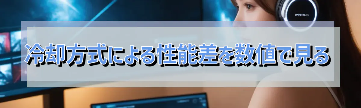 冷却方式による性能差を数値で見る