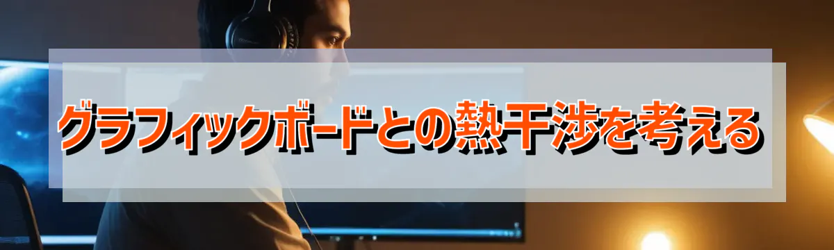 グラフィックボードとの熱干渉を考える