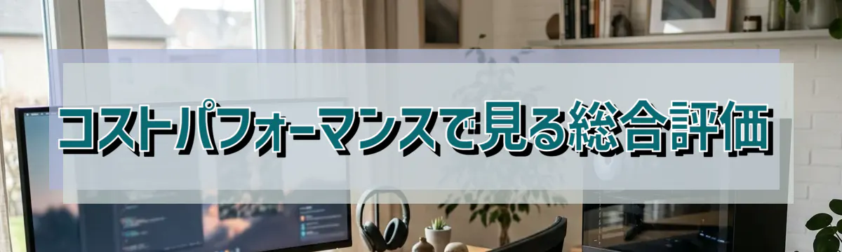 コストパフォーマンスで見る総合評価