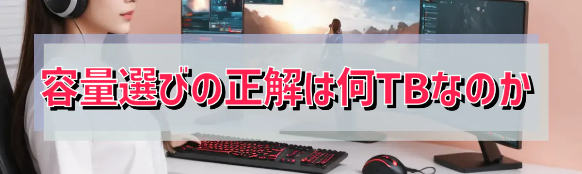 容量選びの正解は何TBなのか