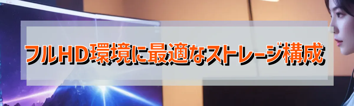 フルHD環境に最適なストレージ構成