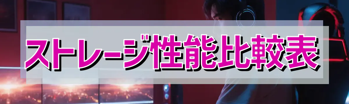 ストレージ性能比較表