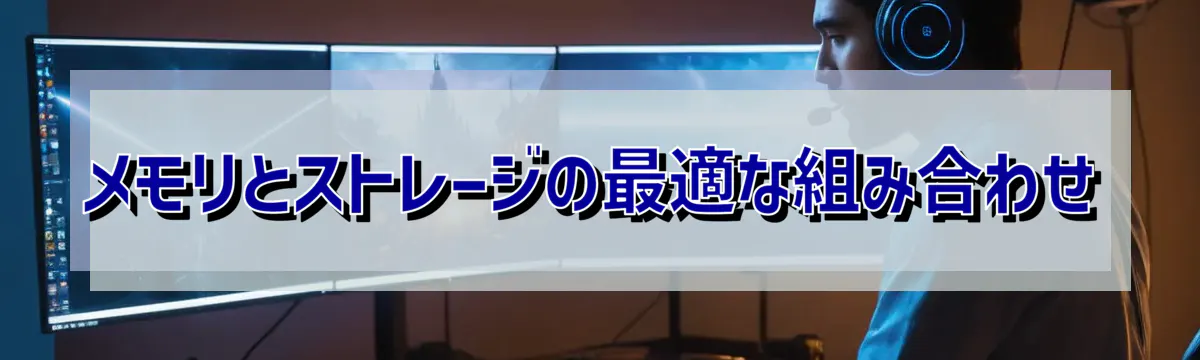 メモリとストレージの最適な組み合わせ