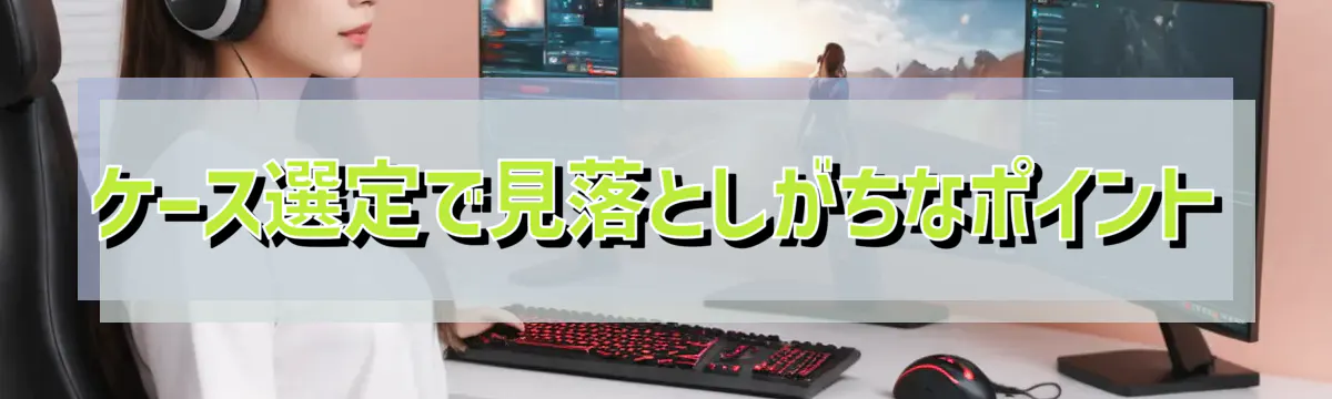 ケース選定で見落としがちなポイント