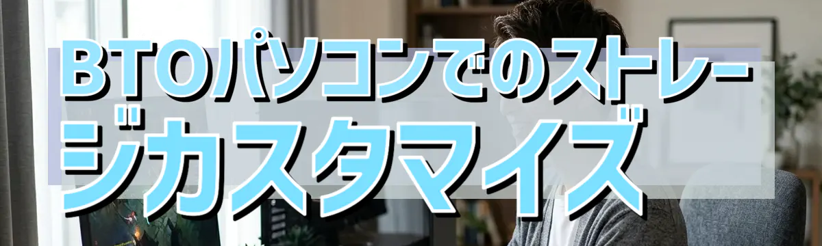 BTOパソコンでのストレージカスタマイズ