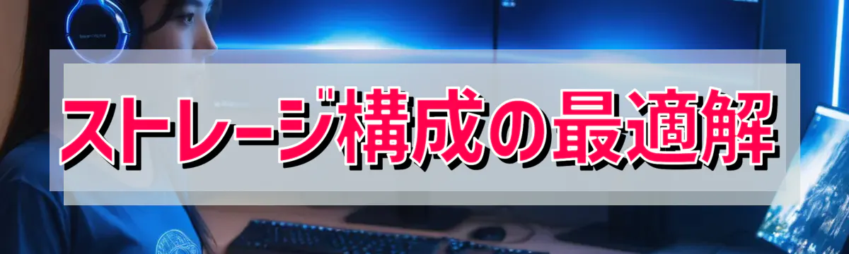 ストレージ構成の最適解