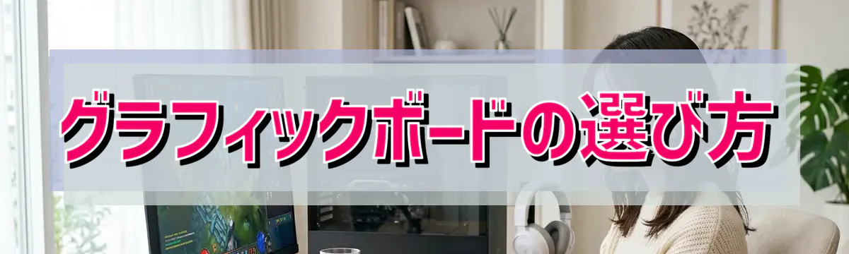 グラフィックボードの選び方