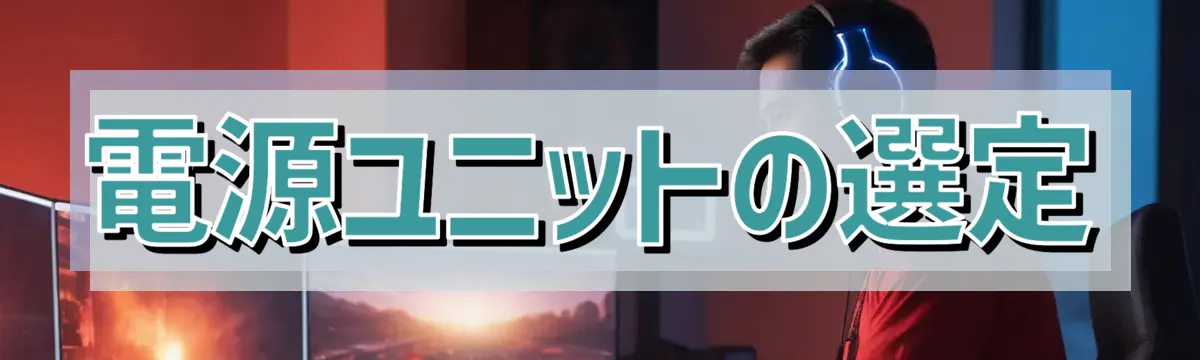 電源ユニットの選定