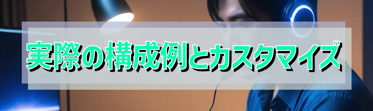 実際の構成例とカスタマイズ