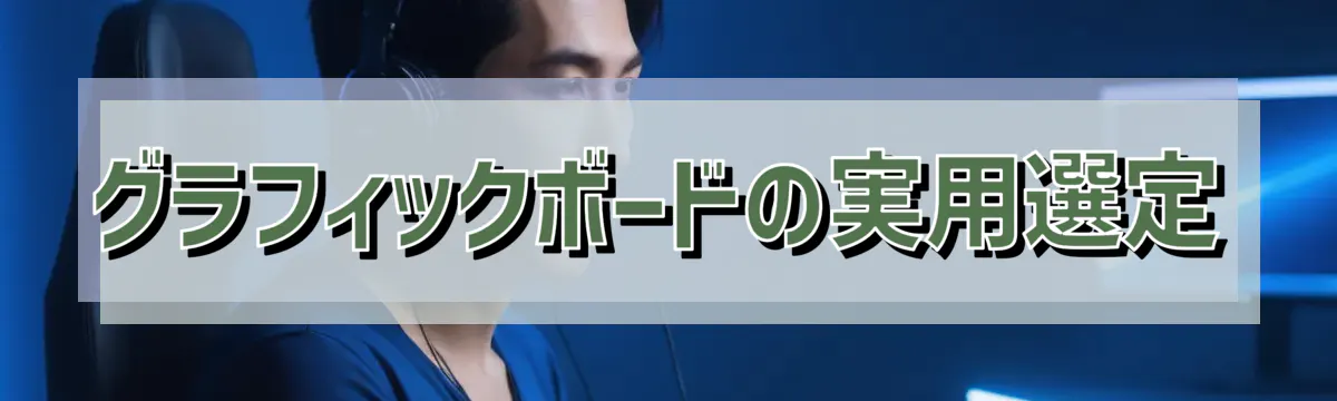 グラフィックボードの実用選定