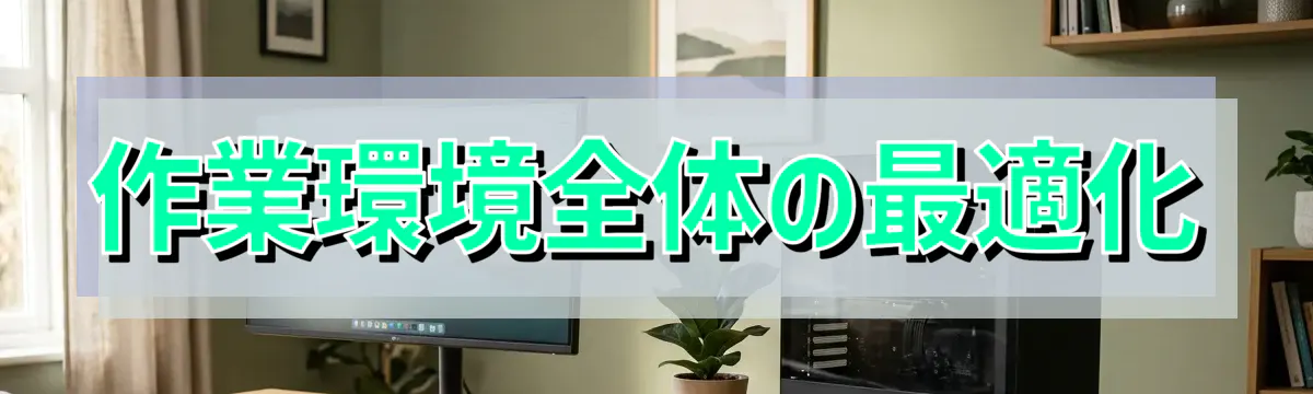 作業環境全体の最適化