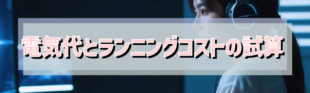 電気代とランニングコストの試算