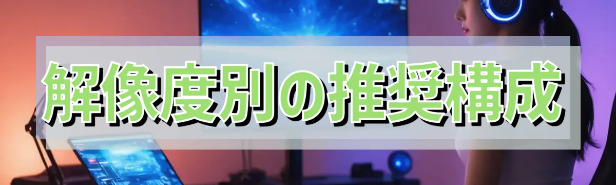 解像度別の推奨構成