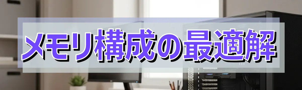 メモリ構成の最適解