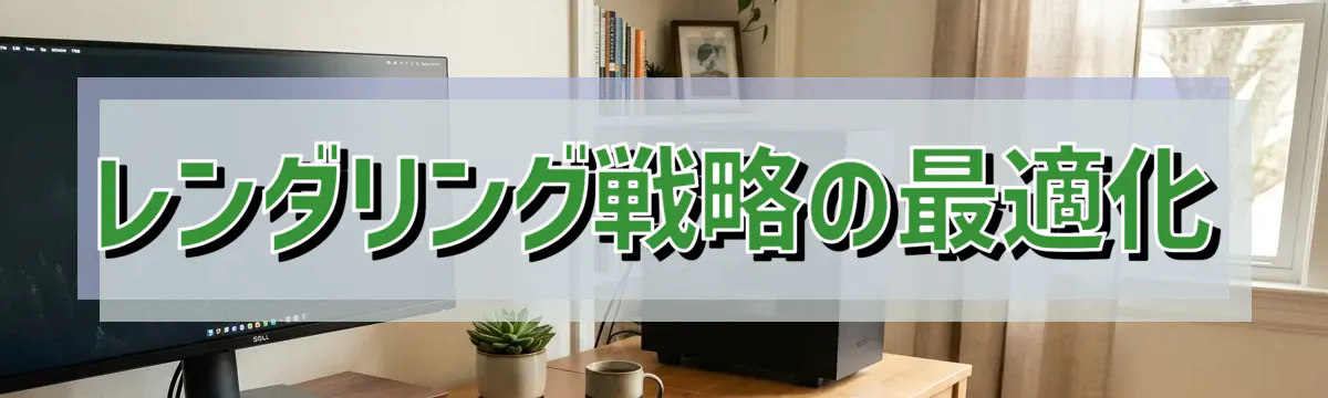 レンダリング戦略の最適化