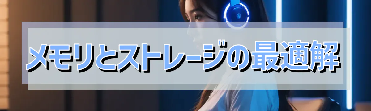 メモリとストレージの最適解