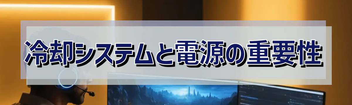 冷却システムと電源の重要性