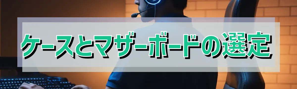 ケースとマザーボードの選定