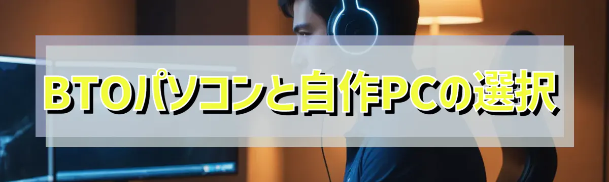 BTOパソコンと自作PCの選択