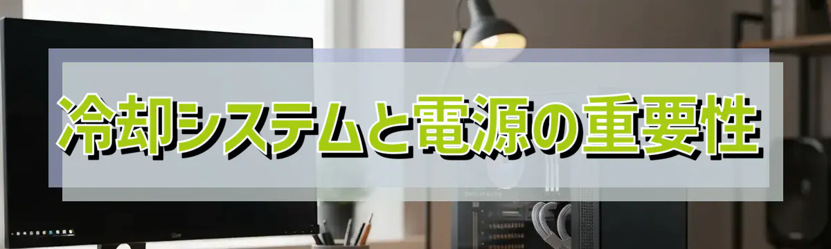 冷却システムと電源の重要性