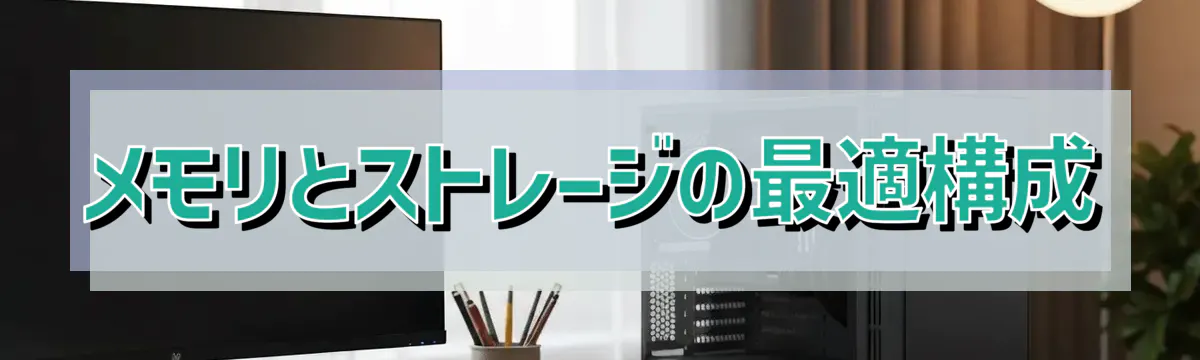 メモリとストレージの最適構成