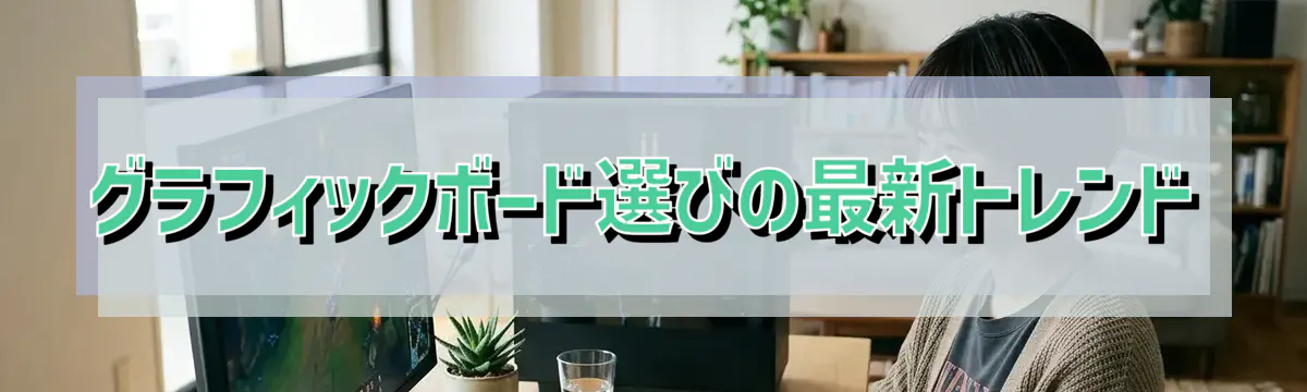 グラフィックボード選びの最新トレンド