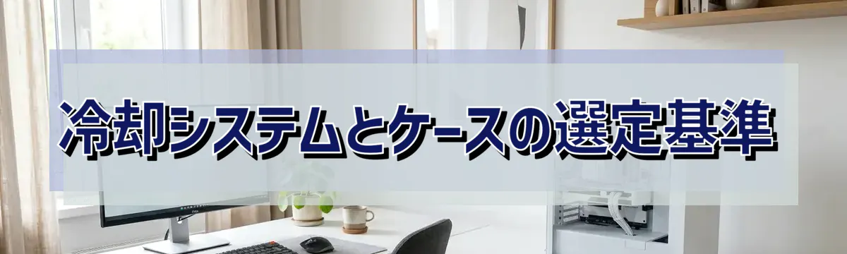 冷却システムとケースの選定基準
